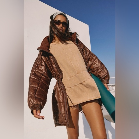 Free People Movement ~Elements Set ~ XS ~ Tan/Camel ~ * NWT * - Picture 10 of 10